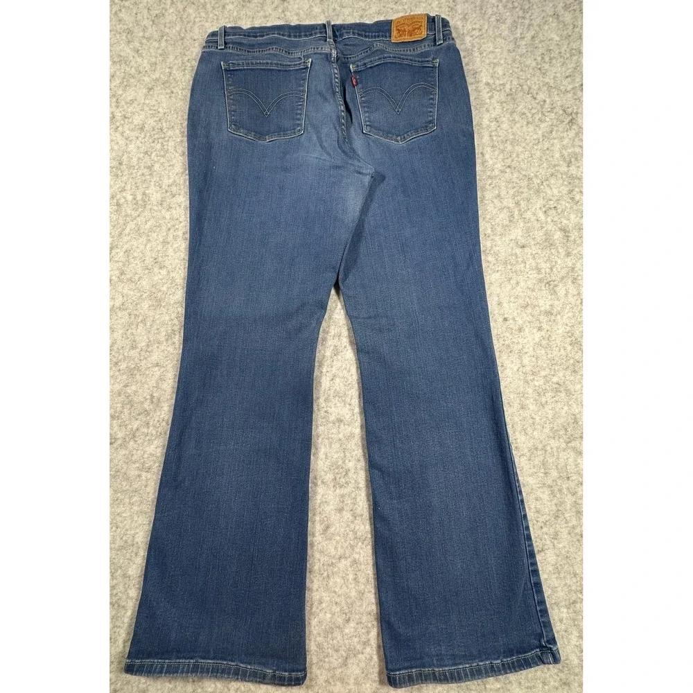 Levis 515 Bootcut Jeans Womens 14 Blue Medium Wash Mid Rise Denim Classic